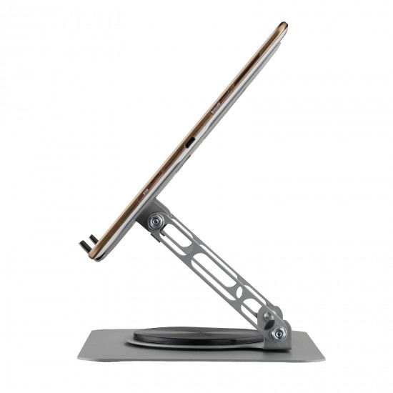 Laptop Stand Folding Lift Cooling Base Desktop Tablet Portable  Adjustable Bracket Compatible With All Notebook Sliver